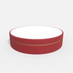 Metal round box makeup jars mockup 602560