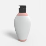 Bottles plastic product label mockup 505390