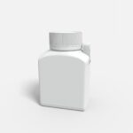 Bottles plastic product label mockup 505400