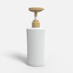 Bottles plastic product label mockup 505420