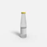 Bottles glass product label mockup 505450