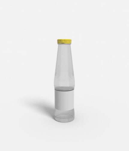 Bottles glass product label mockup 505450
