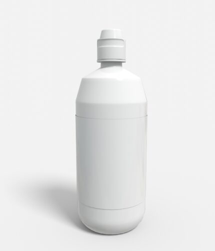 Bottles plastic product label mockup 505480