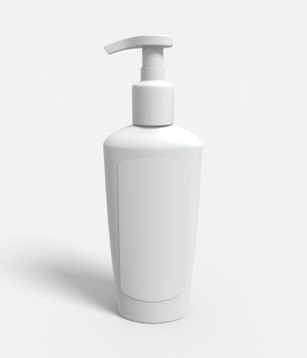 Bottles plastic product label mockup 505490