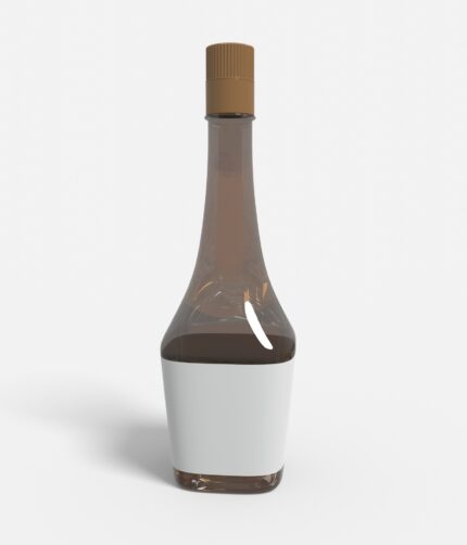 Bottles glass product label mockup 505570