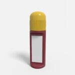 Bottles plastic product label mockup 505580