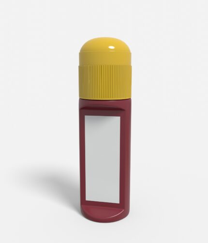 Bottles plastic product label mockup 505580