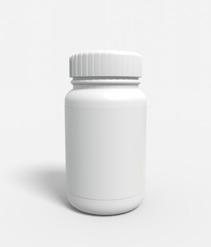 Bottles plastic product label mockup 505620