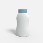 Bottles plastic product label mockup 505650