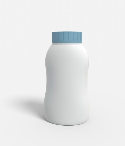 Bottles plastic product label mockup 505650