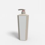 Bottles plastic product label mockup 505870