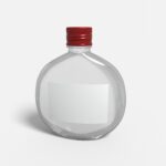 Bottles glass product label mockup 505900