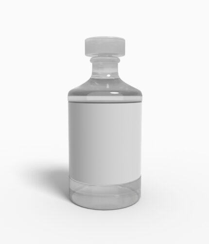 Bottles glass product label mockup 505910