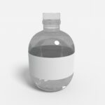 Bottles glass product label mockup 505930