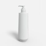 Bottles plastic product label mockup 505960