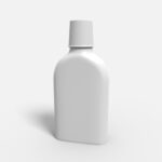 Bottles plastic product label mockup 505970