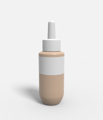 Bottles plastic product label mockup 506040