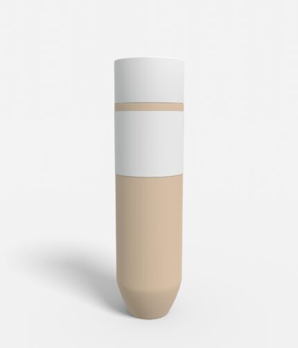 Bottles plastic product label mockup 506060