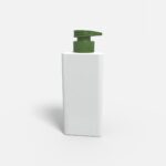 Bottles plastic product label mockup 506080