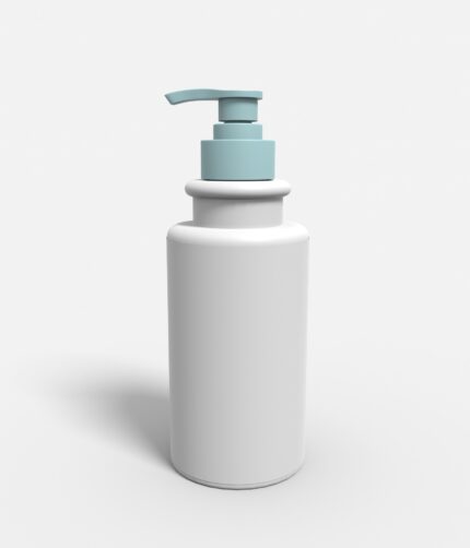 Bottles plastic product label mockup 506100