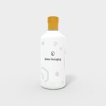 Bottles ceramic product label mockup 500080
