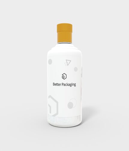 Bottles ceramic product label mockup 500080