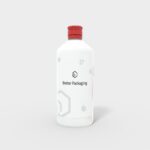 Bottles ceramic product label mockup 500081