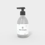Pump bottles product label mockup 500440