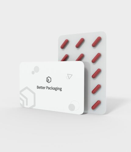 Blister pack plastic packaging flexible packaging mockup 600290