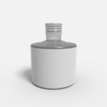 Bottles glass product label mockup 506240