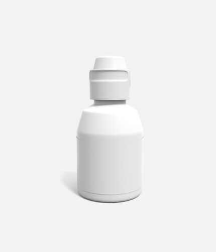Bottles plastic product label mockup 506330