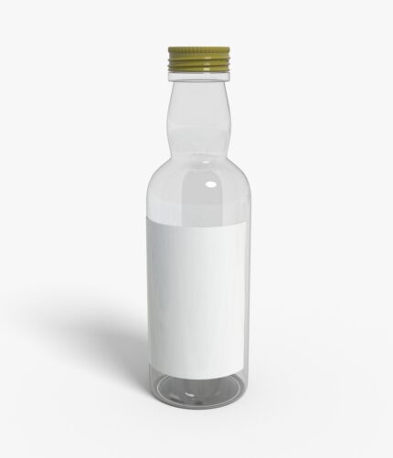 Bottles glass product label mockup 501880
