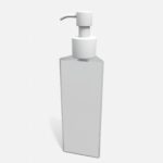 Bottles plastic product label mockup 506390