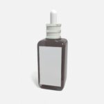 Bottles glass product label mockup 506420