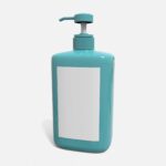 Bottles plastic product label mockup 506450