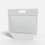 Flexible packaging mylar bag mockup 602720