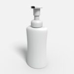 Bottles plastic product label mockup 506540