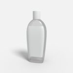 Bottles plastic product label mockup 506530
