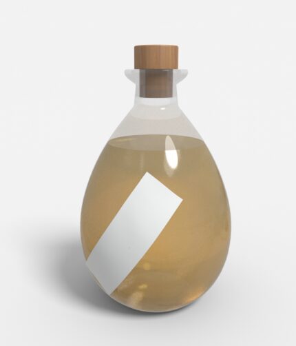 Bottles glass product label mockup 506650