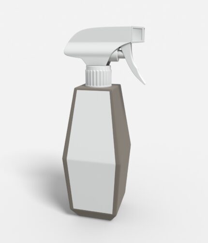 Bottles plastic product label mockup 506670