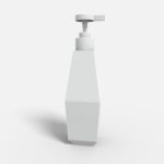 Bottles plastic product label mockup 506720