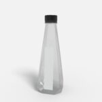 Bottles plastic product label mockup 506780