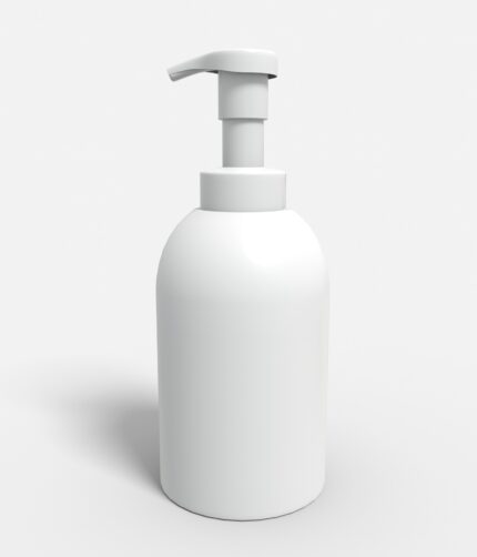 Bottles plastic product label mockup 506890