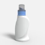 Bottles plastic product label mockup 506950
