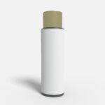 Bottles plastic product label mockup 506990