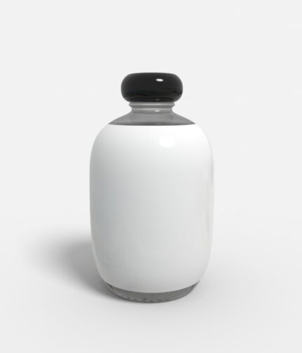 Bottles glass product label mockup 507030