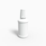 Bottles plastic product label mockup 503620