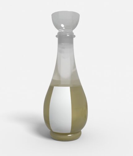 Bottles glass product label mockup 507230