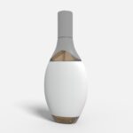 Bottles glass product label mockup 507260