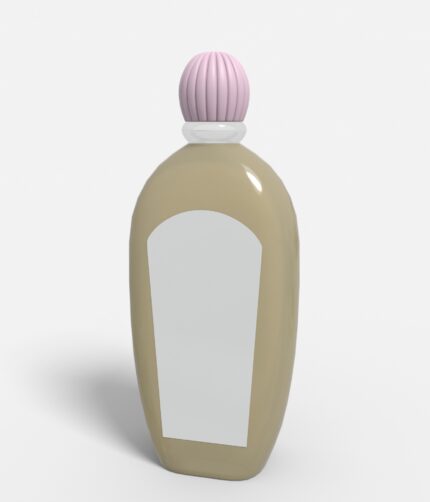 Bottles plastic product label mockup 507370